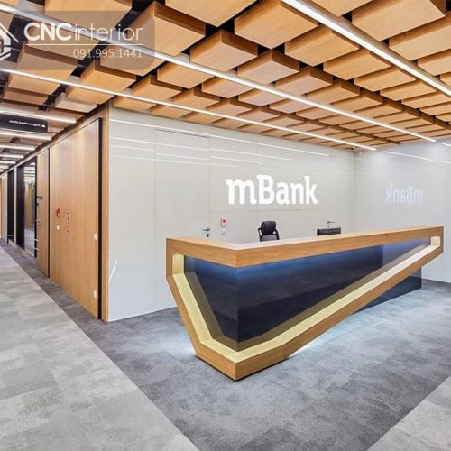 Quầy tiếp tân có chức năng lưu trữ