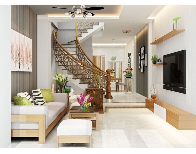 Thiết Kế Thi Công Nội Thất Nhà Phố 11 Nội thất nhà phố sang trọng
