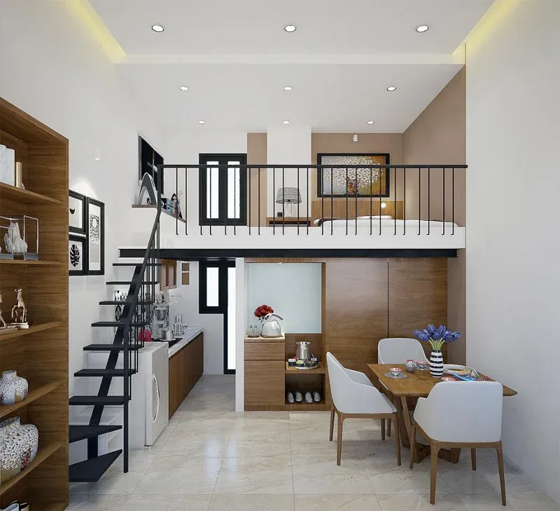 Nội thất phòng trọ tiện ích