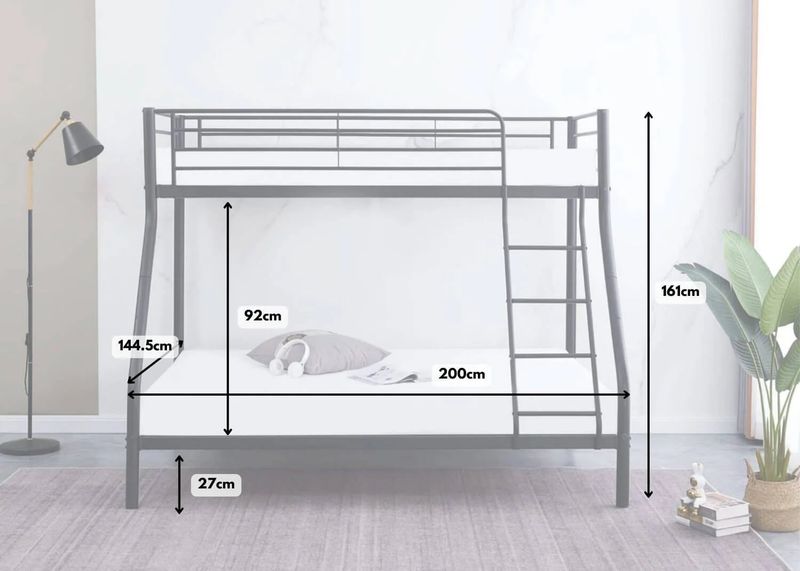 Phối cảnh giường tầng phù hợp kích thước