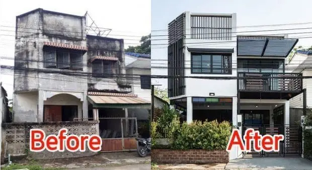 Thiết kế cải tạo nhà cũ