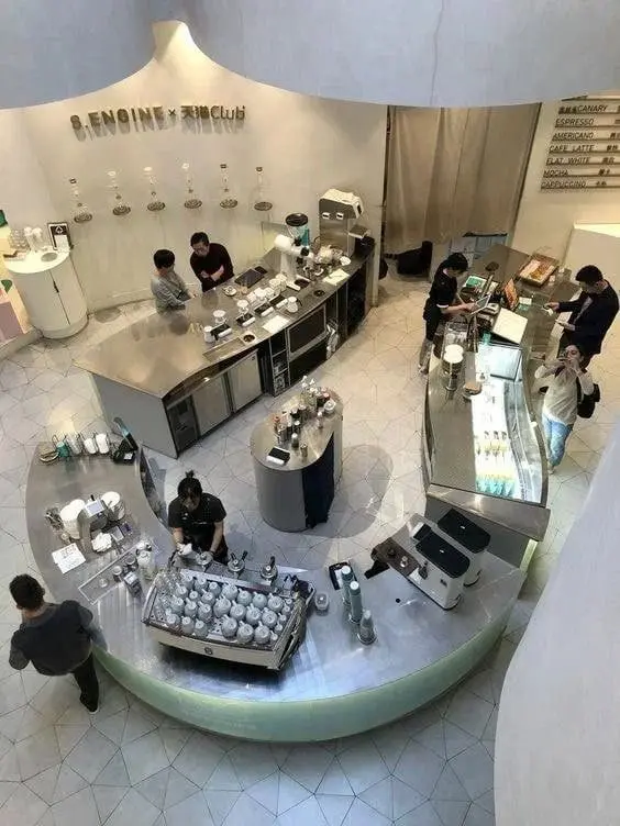 Quầy bar cà phê