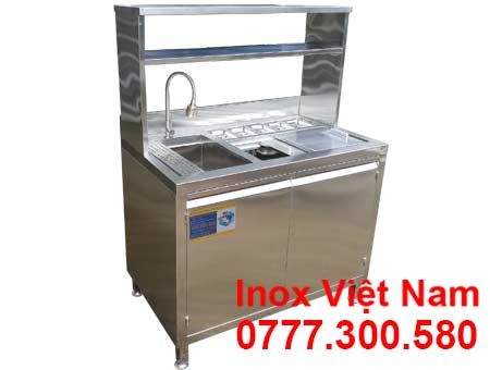 Quầy Pha Chế Mini 8 Quầy bar inox mini
