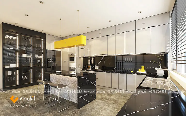 Mẫu quầy bar gỗ tự nhiên
