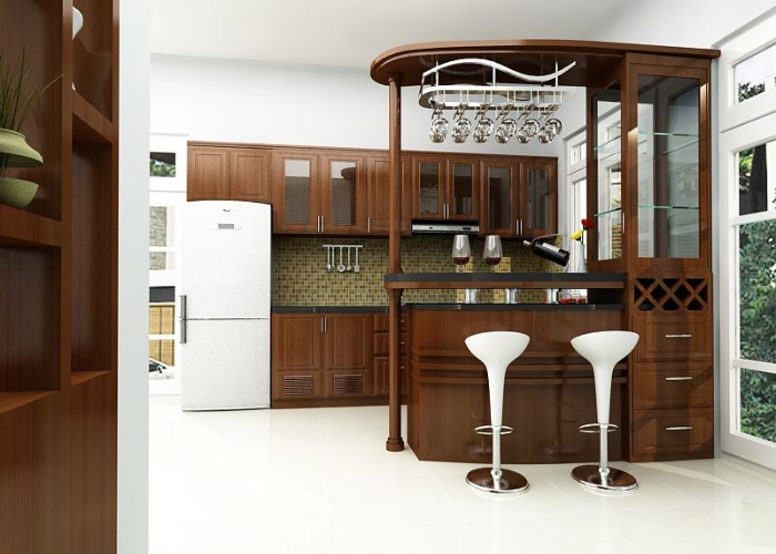 Mẫu thiết kế khu vực phục vụ tích hợp