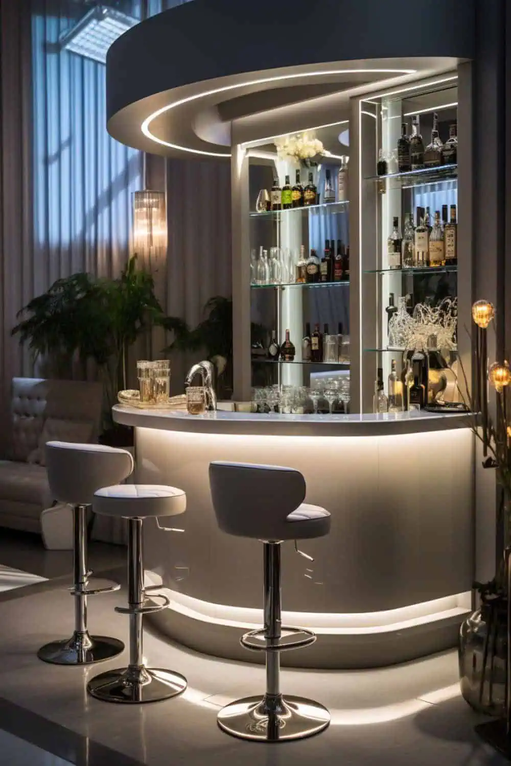 quay-bar-op-da-38 Những lưu ý khi thiết kế quầy bar ốp đá nhân tạo tại nhà