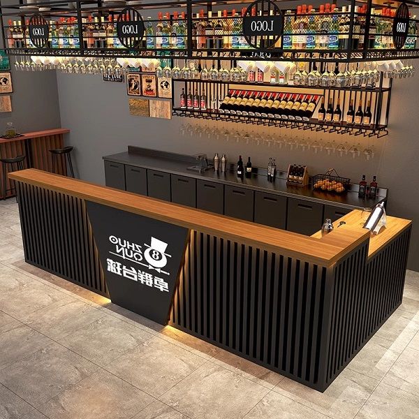 Quầy bar pha chế chữ L