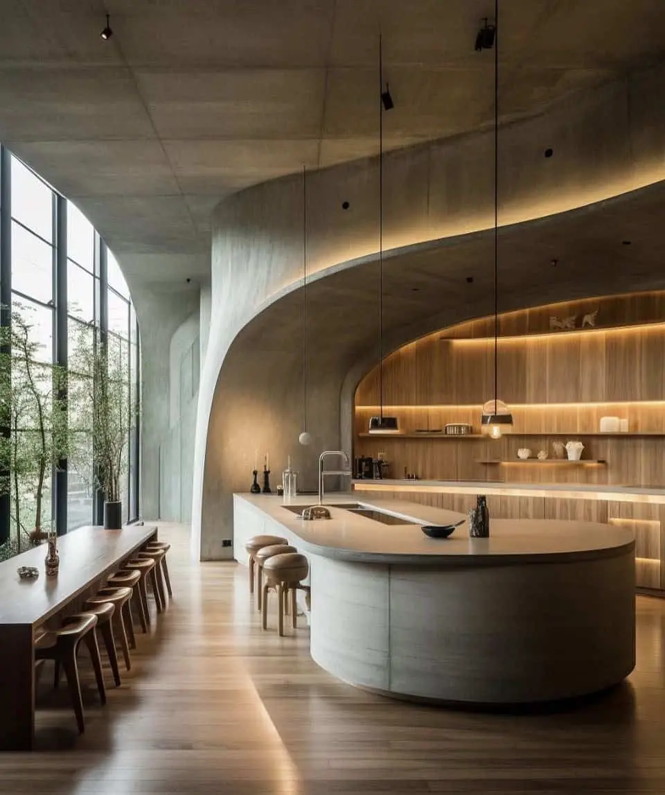 Mẫu quầy bar nhà phố