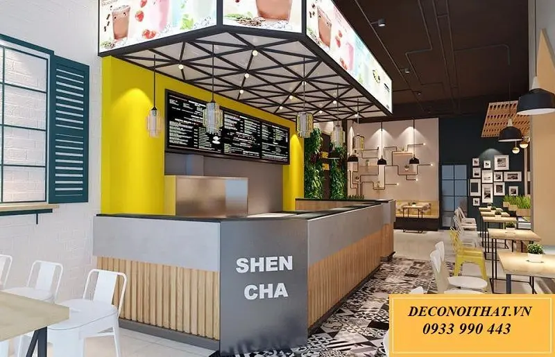 Quầy bar trà sữa
