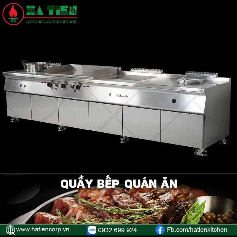 Quầy bếp quán ăn