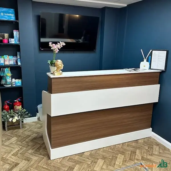 Quầy lễ tân kết hợp hoàn hảo