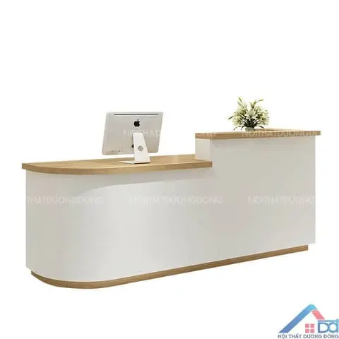 Quầy lễ tân hiện đại và sang trọng