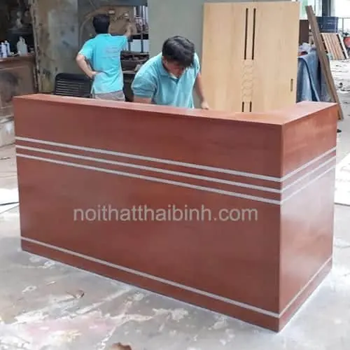 Quầy lễ tân đẹp tại TP.HCM