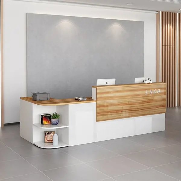 Quầy lễ tân hiện đại đơn giản