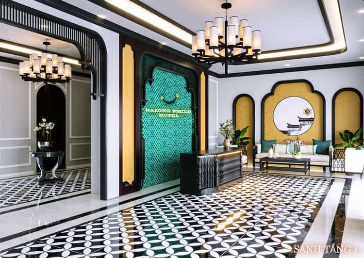 Thiết kế quầy tiếp tân