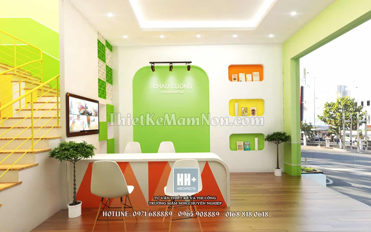quay-le-tan-mam-non-laho-UaGa Quầy lễ tân mầm non