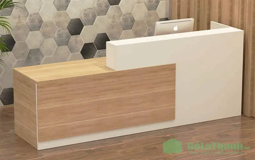 Quầy lễ tân hiện đại và đẹp