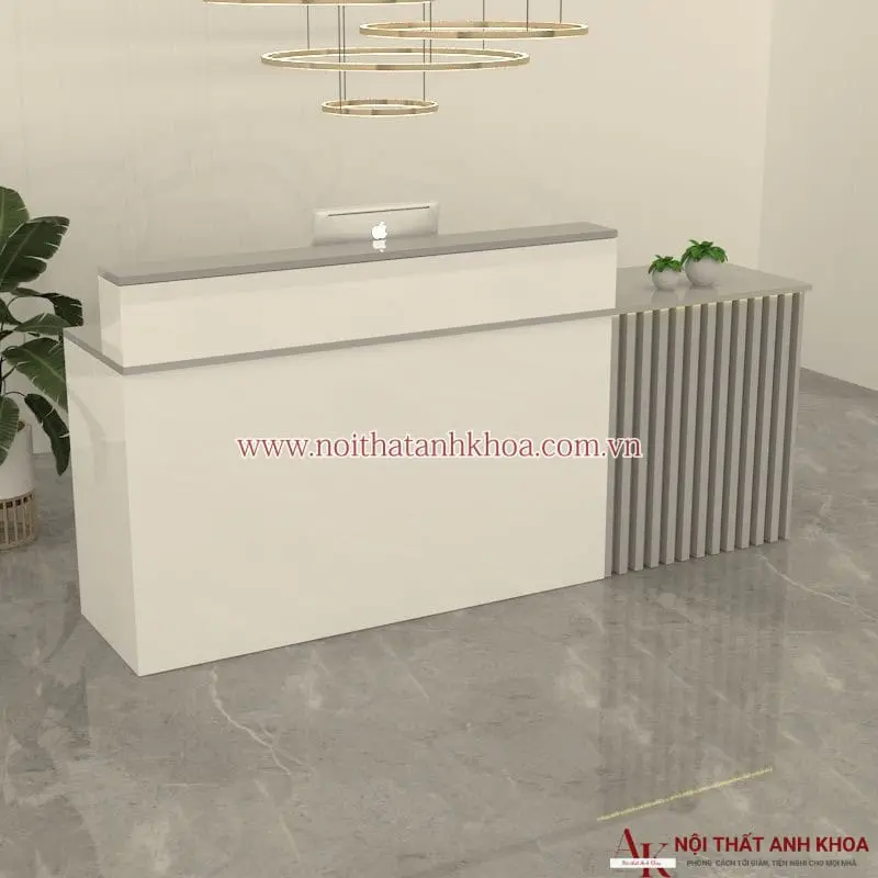 Quầy lễ tân đẹp hiện đại sang trọng