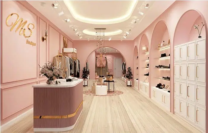 quay-le-tan-shop-quan-ao-laho-7lV5 Quầy lễ tân shop quần áo