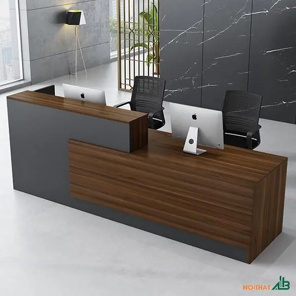Quầy lễ tân văn phòng 2m4 cao cấp