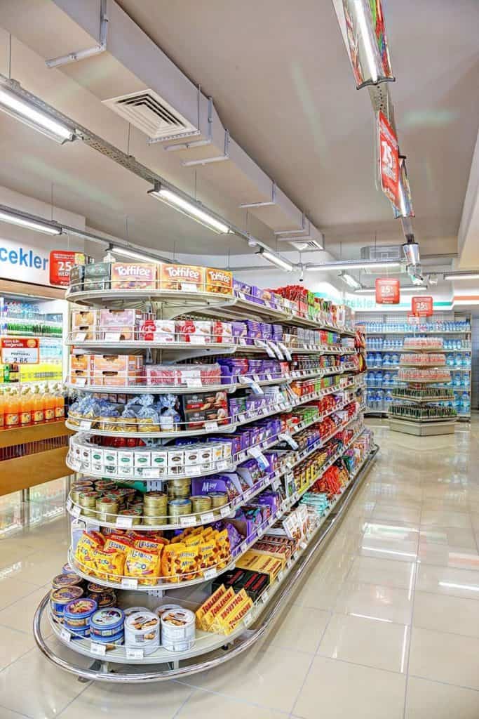 Kệ siêu thị tối ưu hóa không gian
