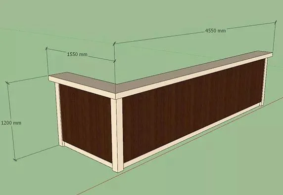 Mẫu quầy trà sữa phong cách vintage
