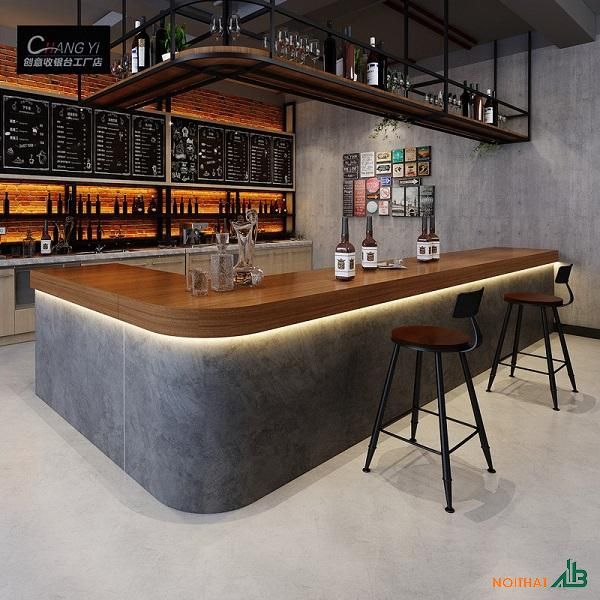 Quầy Pha Chế Cafe Sang Trọng Cao Cấp 12 Quầy pha chế cao cấp