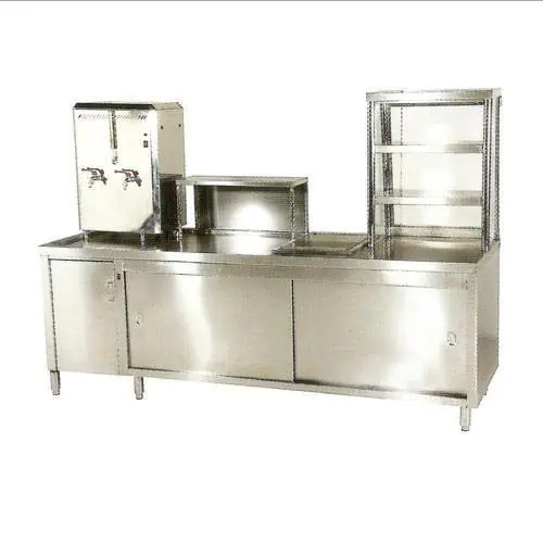 quay-pha-che-inox-co-ke-11 Quầy Pha Chế Inox Có Kệ 5 Mẫu Sản Xuất Phù Hợp Với Quán Café