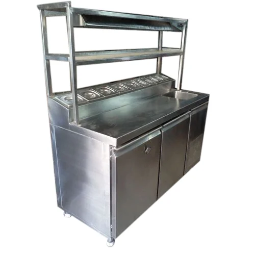 quay-pha-che-inox-co-ke-3-1 Quầy Pha Chế Inox Có Kệ 5 Mẫu Sản Xuất Phù Hợp Với Quán Café