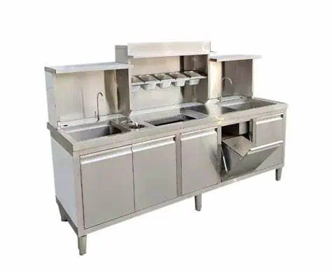 quay-pha-che-inox-co-ke-5-1 Quầy Pha Chế Inox Có Kệ 5 Mẫu Sản Xuất Phù Hợp Với Quán Café