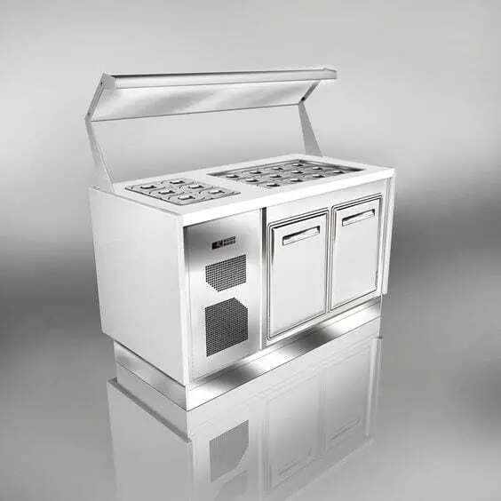 Thiết kế quầy pha chế inox di động cho cửa hàng bạn