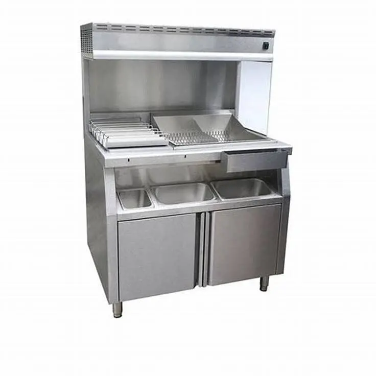 Quầy pha chế inox di động thu hút khách hàng