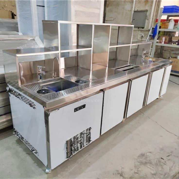 quay-pha-che-inox-quan-cafe-nho-4 Quầy Pha Chế Inox Quán Cafe Nhỏ 6 Ý Tưởng Tinh Tế