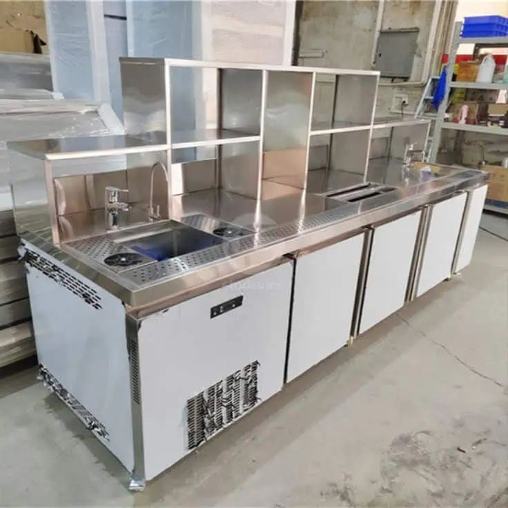 quay-pha-che-inox-quan-cafe-nho-4 Quầy Pha Chế Inox Quán Cafe Nhỏ 6 Ý Tưởng Tinh Tế