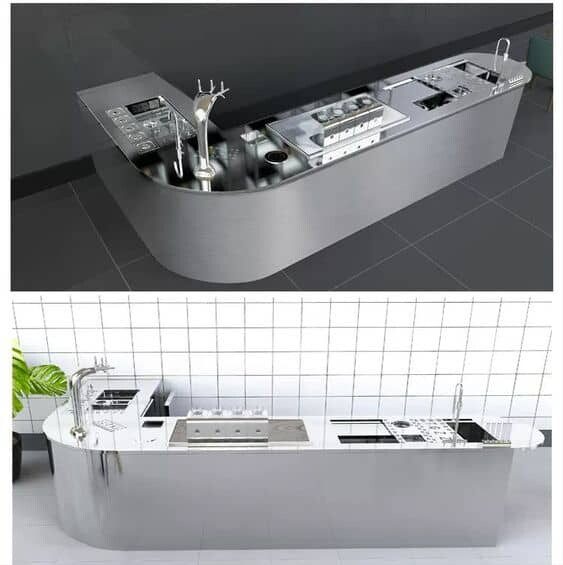 quay-pha-che-inox-quan-cafe-nho-7 Quầy Pha Chế Inox Quán Cafe Nhỏ 6 Ý Tưởng Tinh Tế