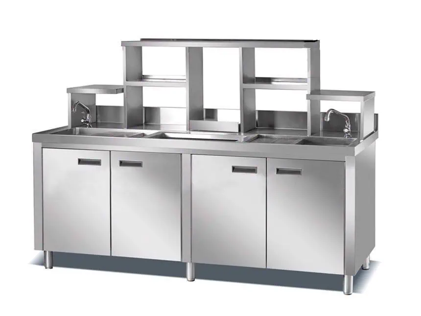 quay-pha-che-inox-tra-sua-7 Quầy Pha Chế Inox Trà Sữa 8 Mẫu Sản Xuất Độc Đáo Và Bền Bỉ