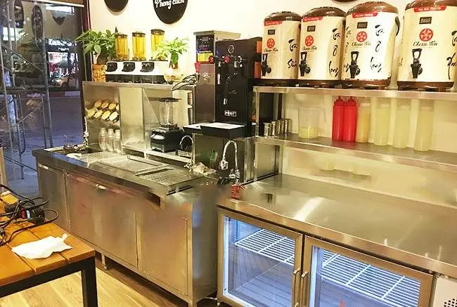 Quầy pha chế inox