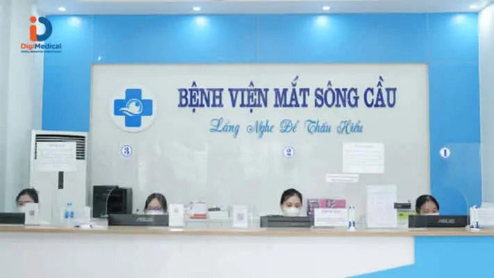 Quầy tiếp đón bệnh viện