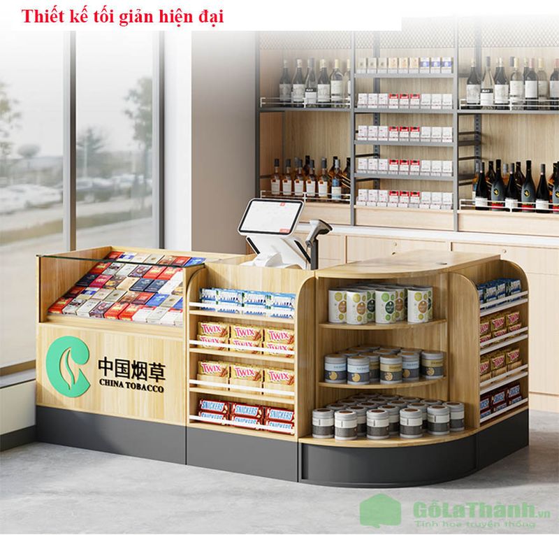 Quầy thu ngân shop đẹp