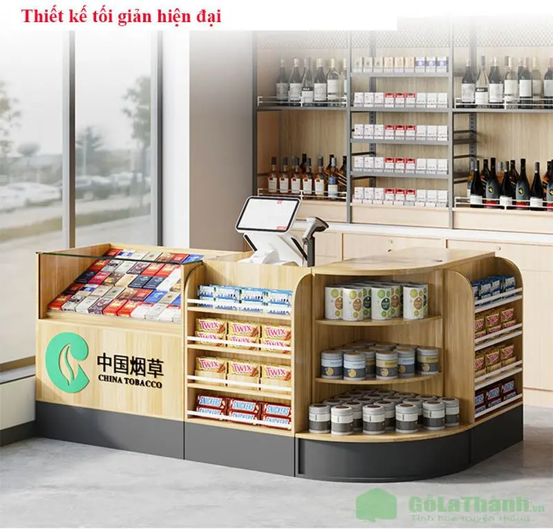 Quầy thu ngân shop đẹp