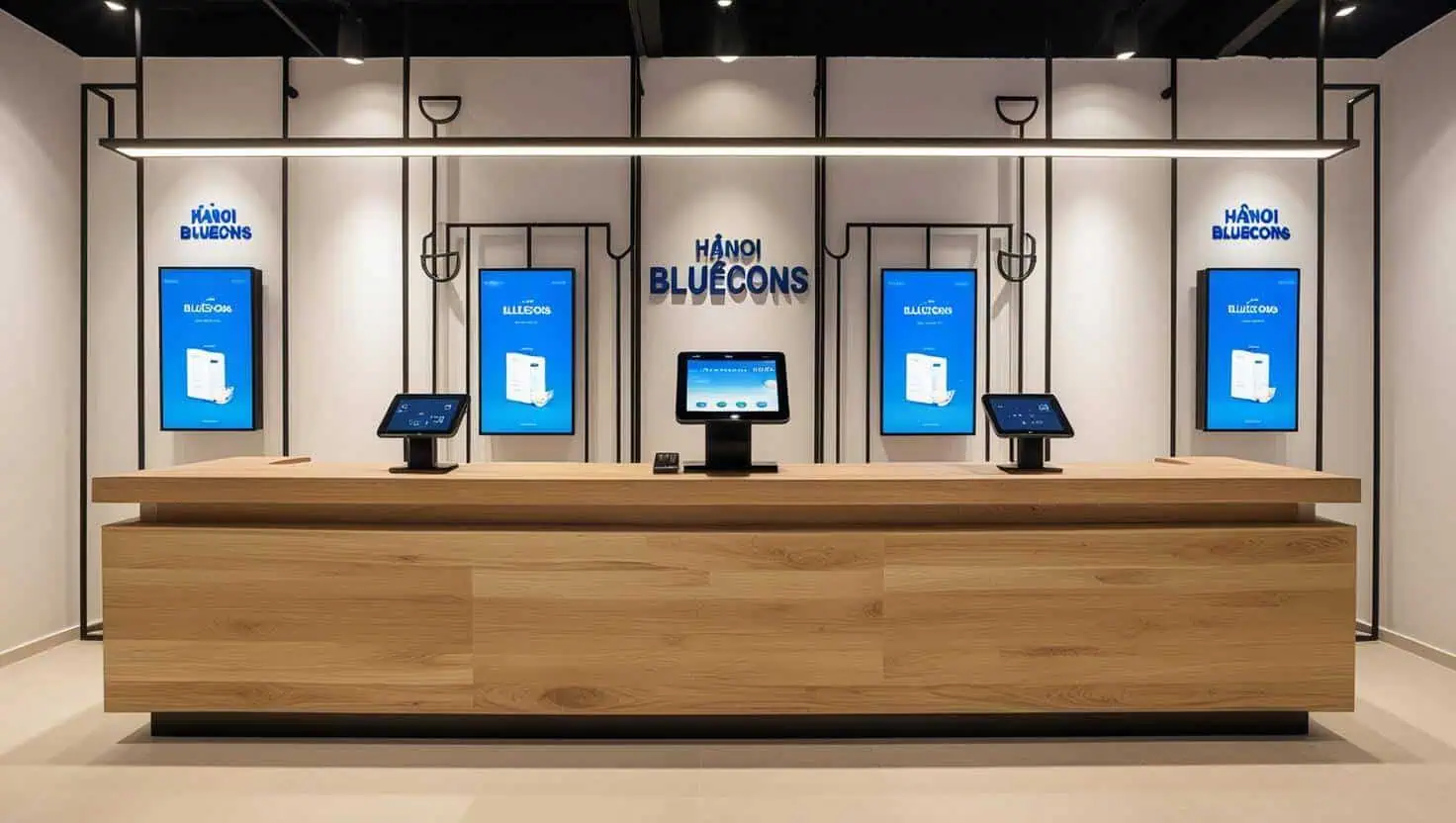 quay-thu-ngan-o-Ha-Noi-6 Thiết kế quầy thu ngân ở Hà Nội  Bluecons