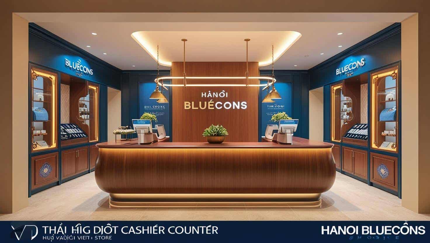 quay-thu-ngan-o-Ha-Noi Thiết kế quầy thu ngân ở Hà Nội Bluecons