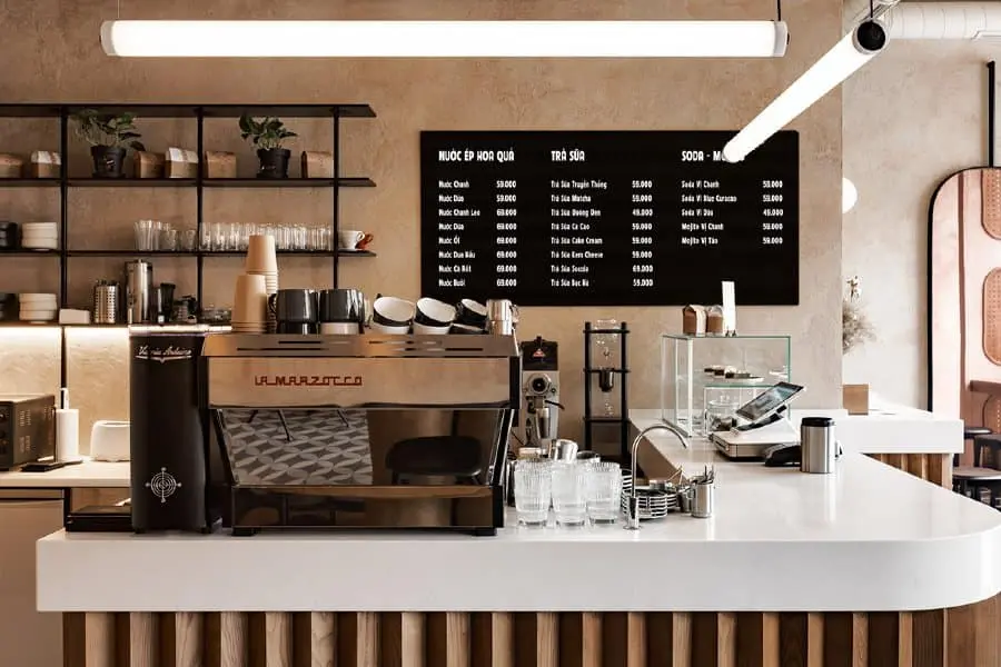 quay thu ngan quan cafe dep laho GM2C