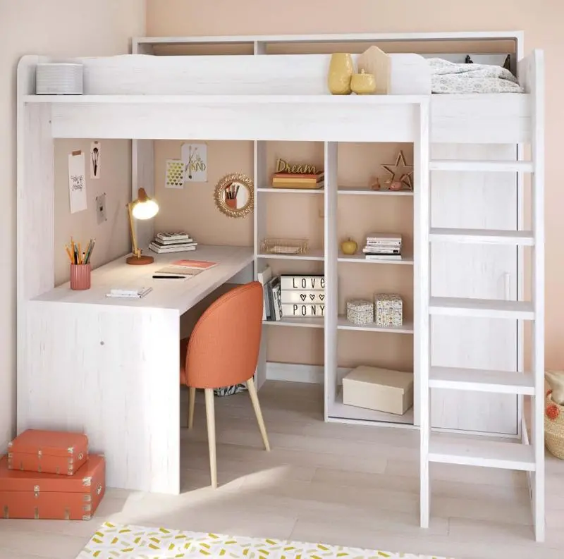 Giường kết hợp bàn làm việc đẹp