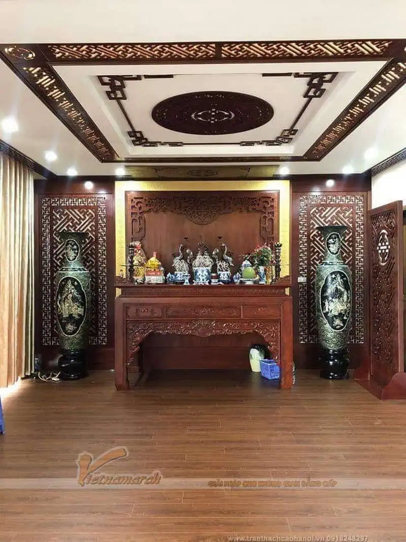 thach-cao-phong-tho-laho-ZMGM Thạch cao phòng thờ