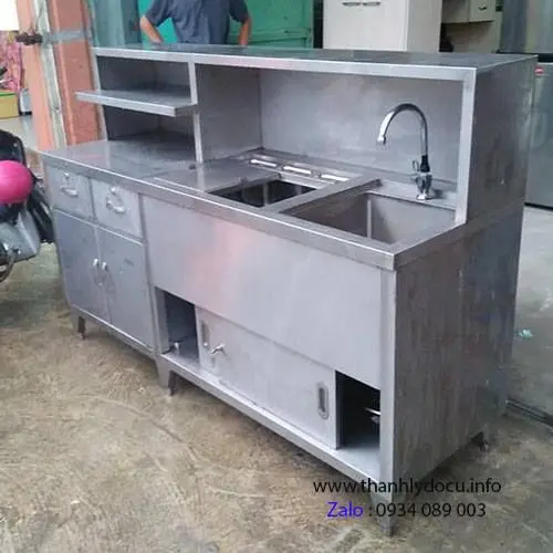 Quầy inox cao cấp