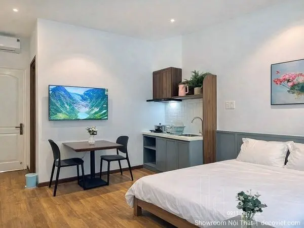 Thi công căn hộ dịch vụ giá rẻ