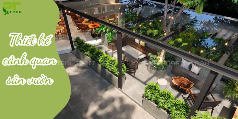 Thi Công Quán Cafe Sân Vườn TPHCM 11 Thi công cảnh quán sân vườn quán cafe