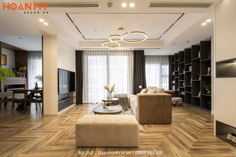 Không gian nội thất chung cư hiện đại
