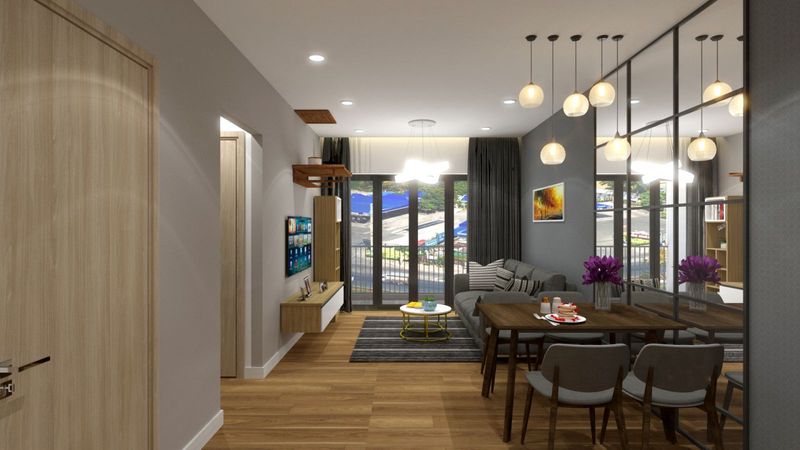 thi công nội thất gỗ chung cư trọn gói 5 Thi công nội thất chung cư